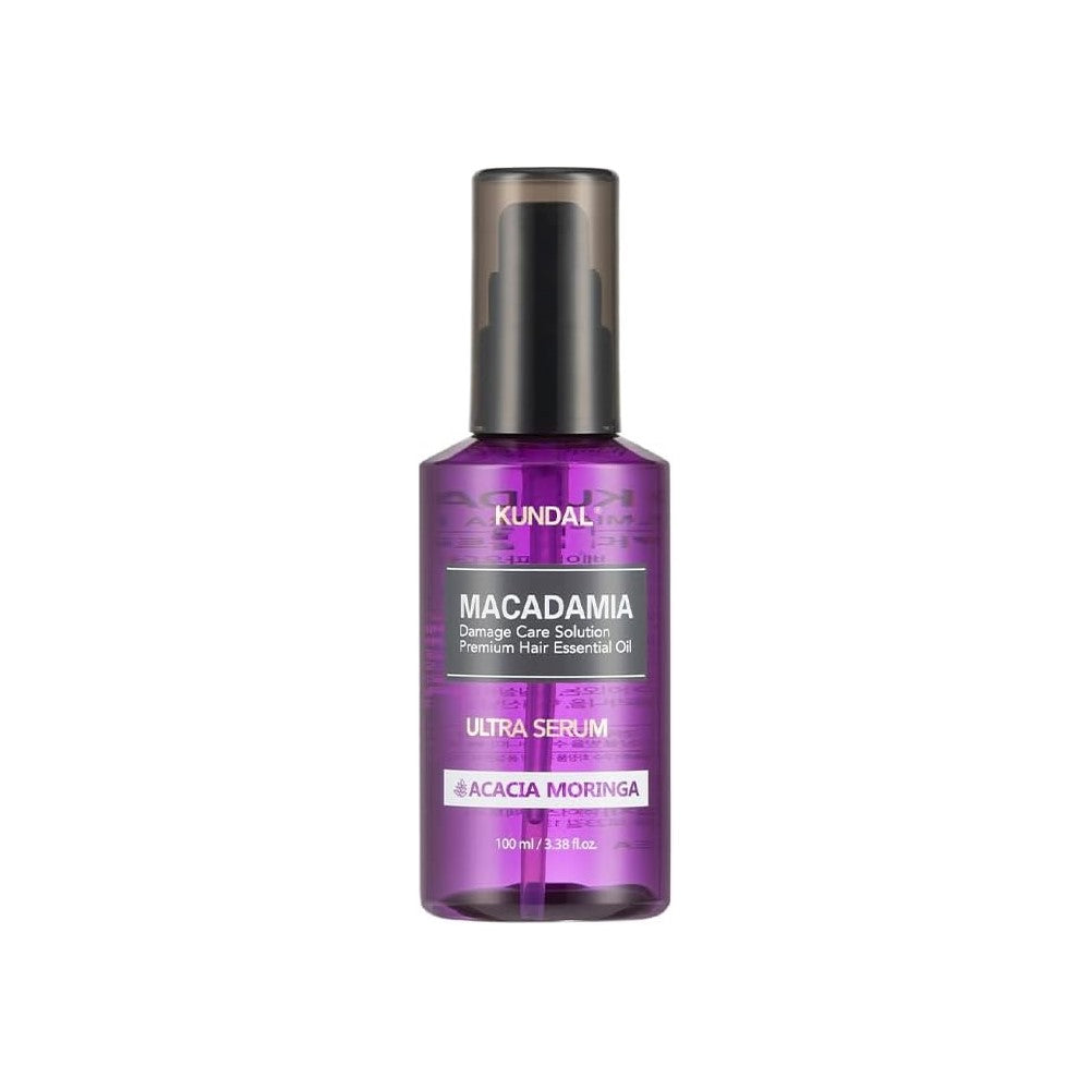 Kundal Macadamia Ultra Hair Serum, 100ml - Acacia Moringa (Exp 06/27)