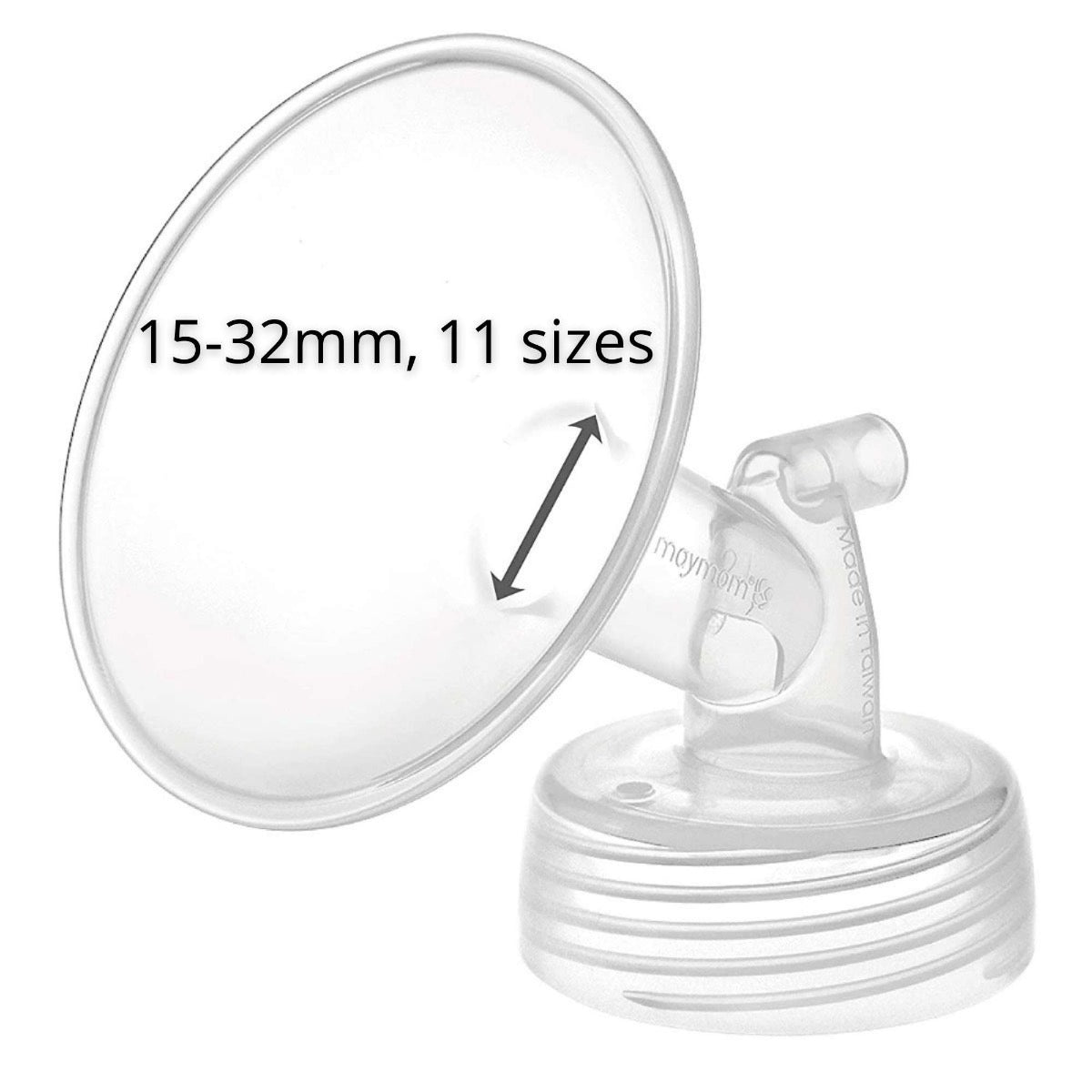 Maymom Flange for Spectra (Wide-Neck), 1pc (17 Sizes)