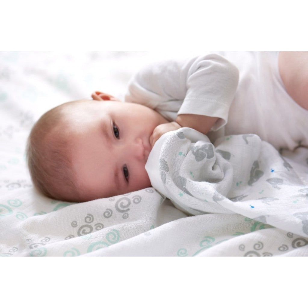 Aden Anais Essentials Muslin Cotton Swaddle (44 x 44 in), 4pk (31 Designs) - Pupsik Singapore