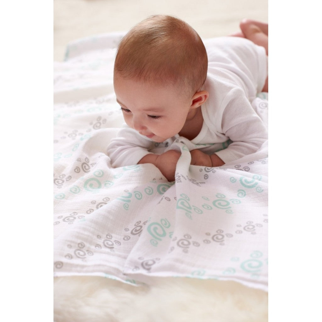 Aden Anais Essentials Muslin Cotton Swaddle (44 x 44 in), 4pk (31 Designs) - Pupsik Singapore