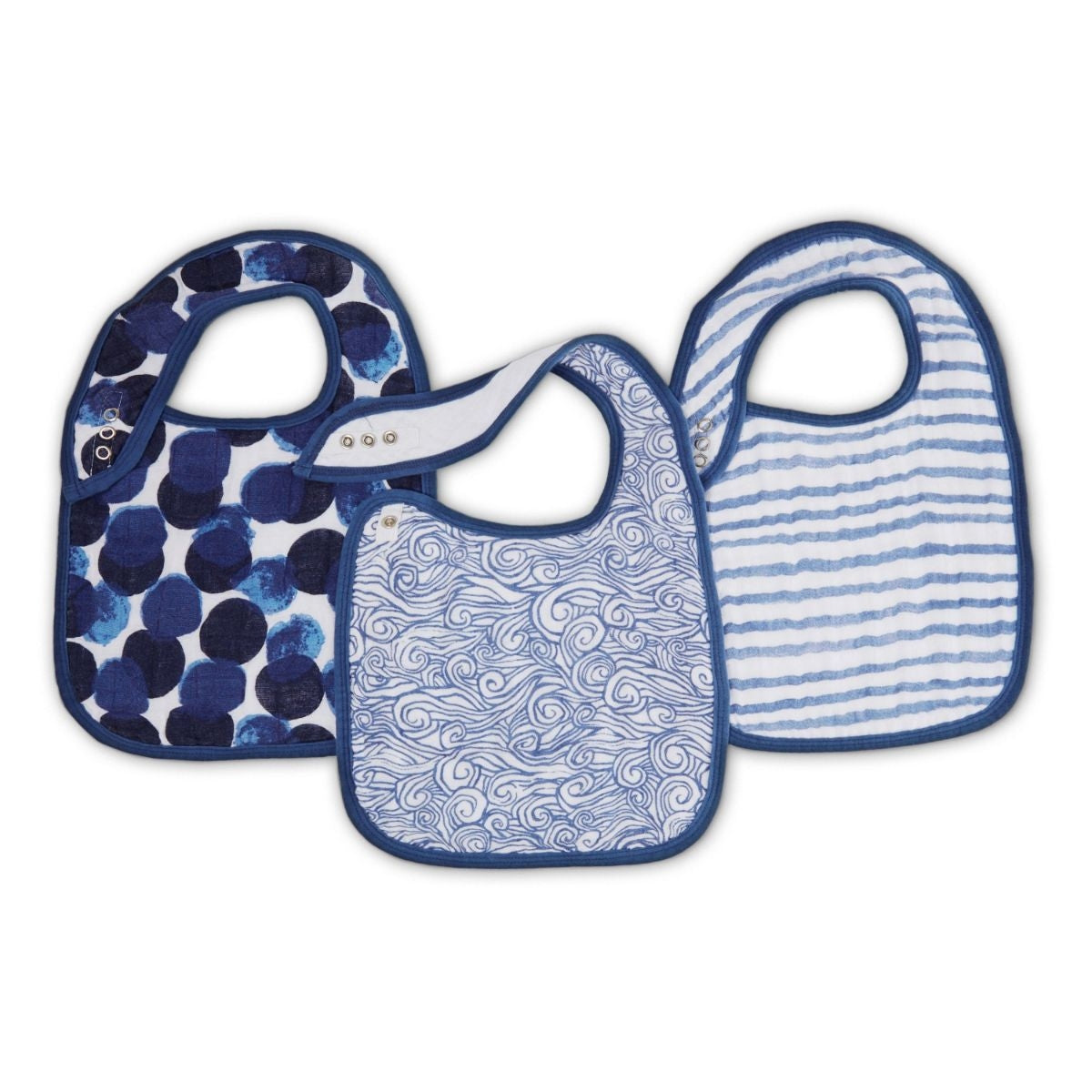 Aden Anais Boutique Snap Bib (3pk) (9 Designs) - Pupsik Singapore