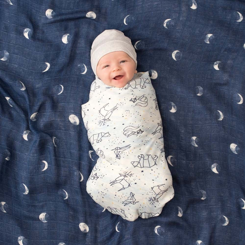 Aden Anais Silky Soft Bamboo Swaddle (47 x 47 in), 3pk (9 Designs) - Pupsik Singapore