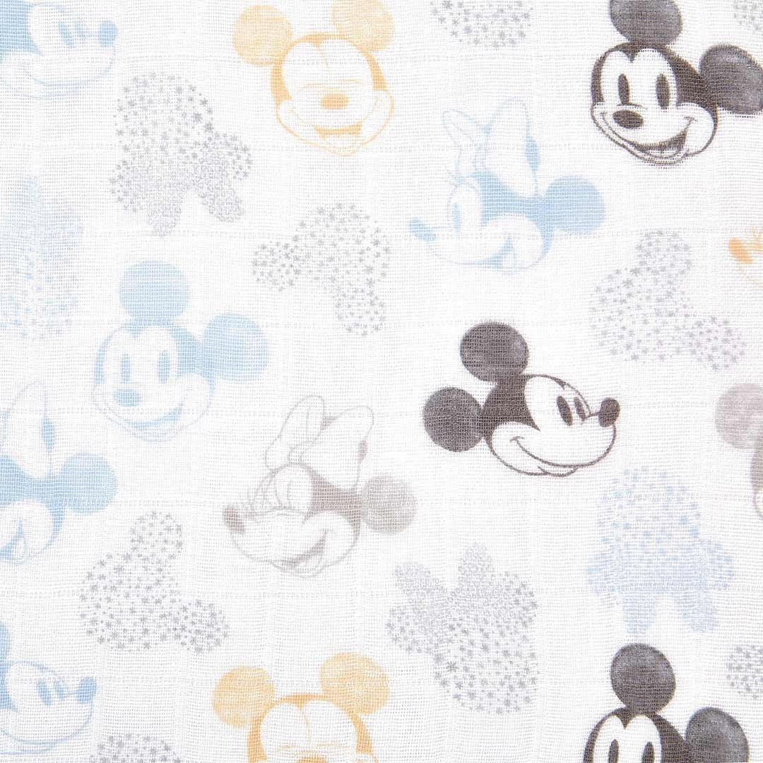 Aden Anais Classic Muslin Cotton Swaddle (47 x 47 in), 3pk - Mickey & Minnie