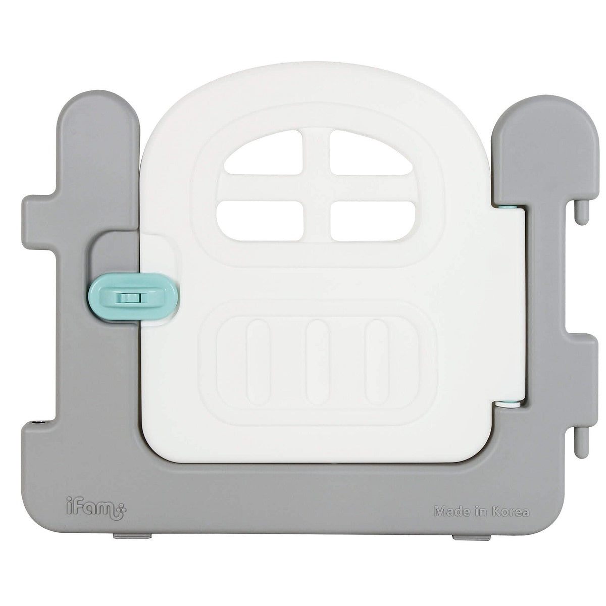 IFAM Shell Baby Play Yard & Door (10pc) - (198 x 133 cm) - Grey/White