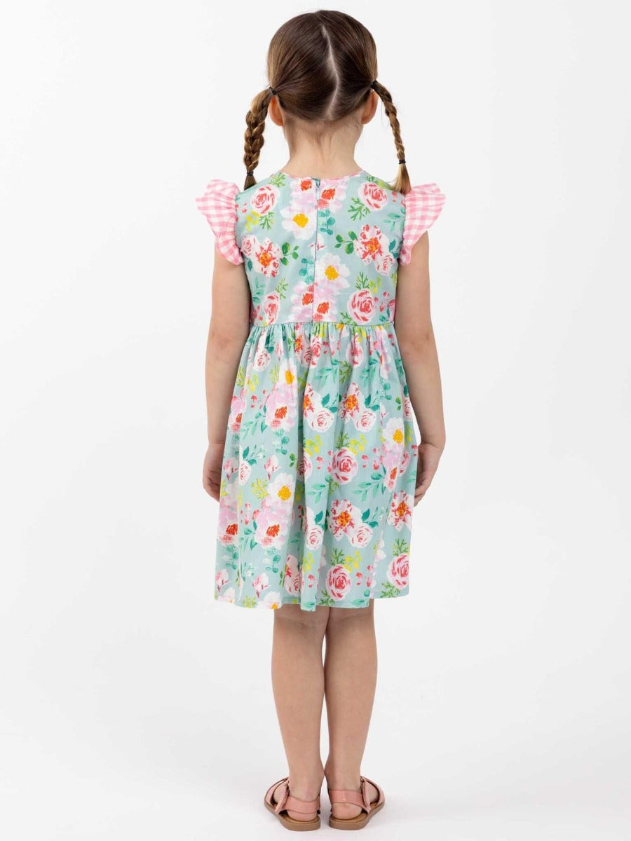 Oobi Adriana Blue Watercolor Dress (3 Sizes)