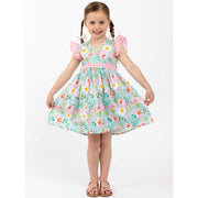 Oobi Adriana Blue Watercolor Dress (3 Sizes)