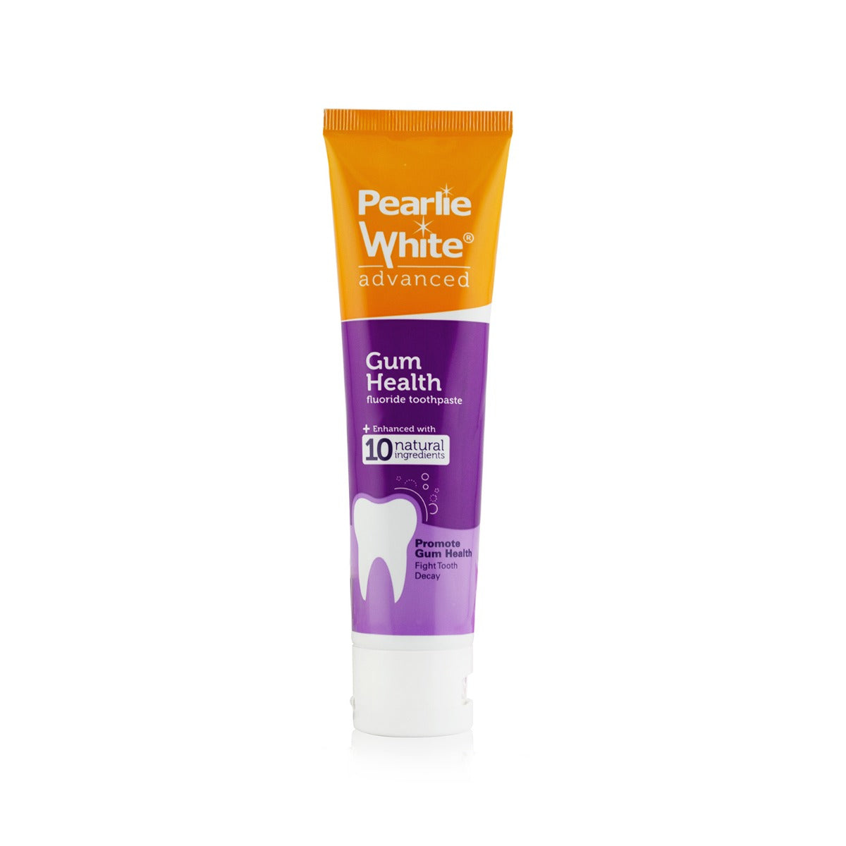 [3 Pack] Pearlie White Advanced Gum Health Enhanced Fluoride Toothpaste, 130gm (exp 07/27)