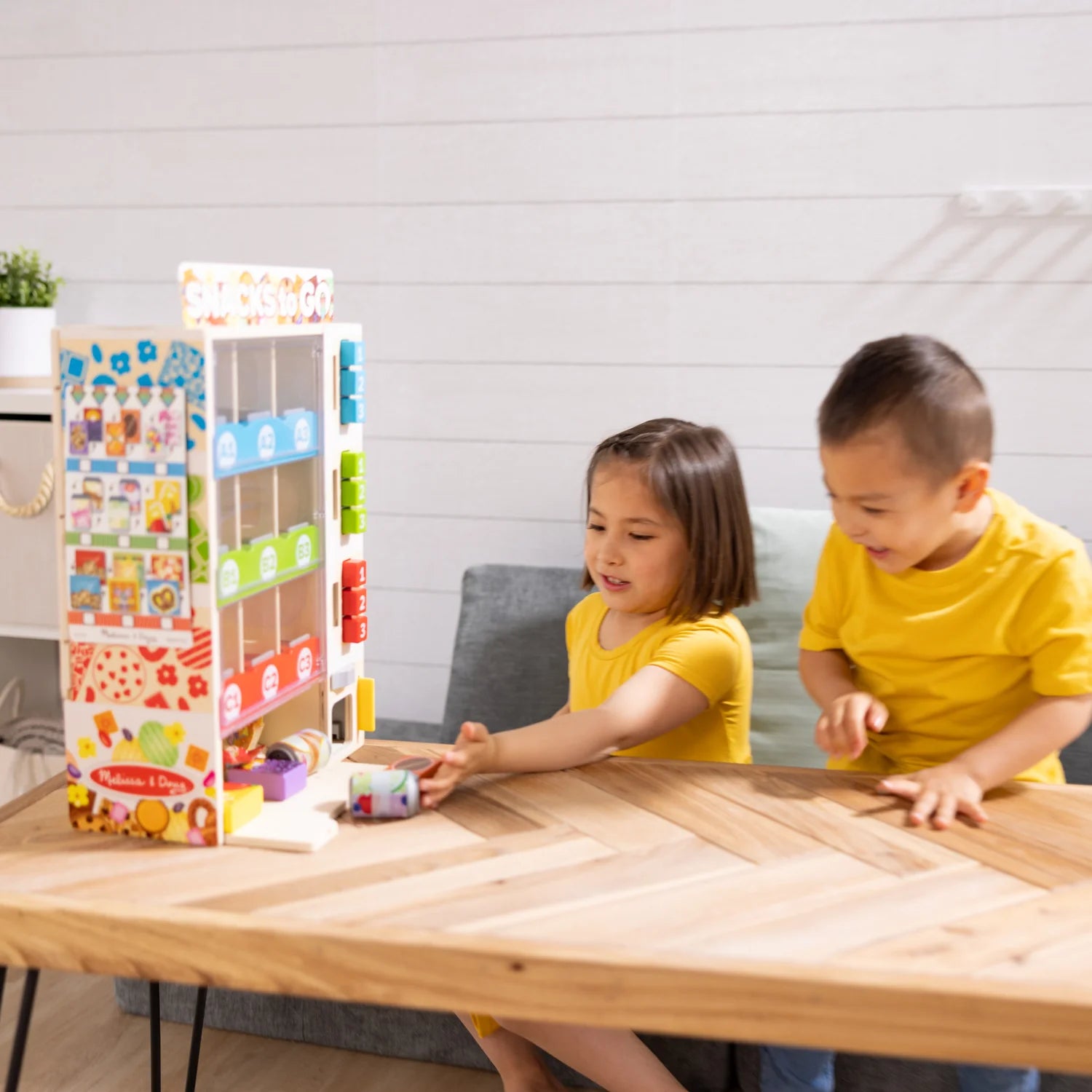 Melissa & Doug Sort, Stock, Select Wooden Vending Machine Play Set