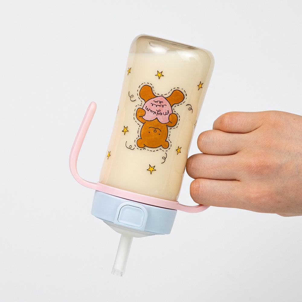Moyuum PPSU All-in-One One-Touch Straw Bottle, 170/270/330ml (7 Designs) - Pupsik Singapore