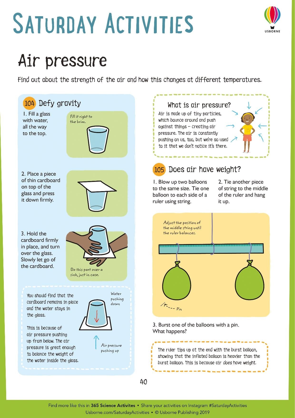 Usborne 365 Science Activities Book