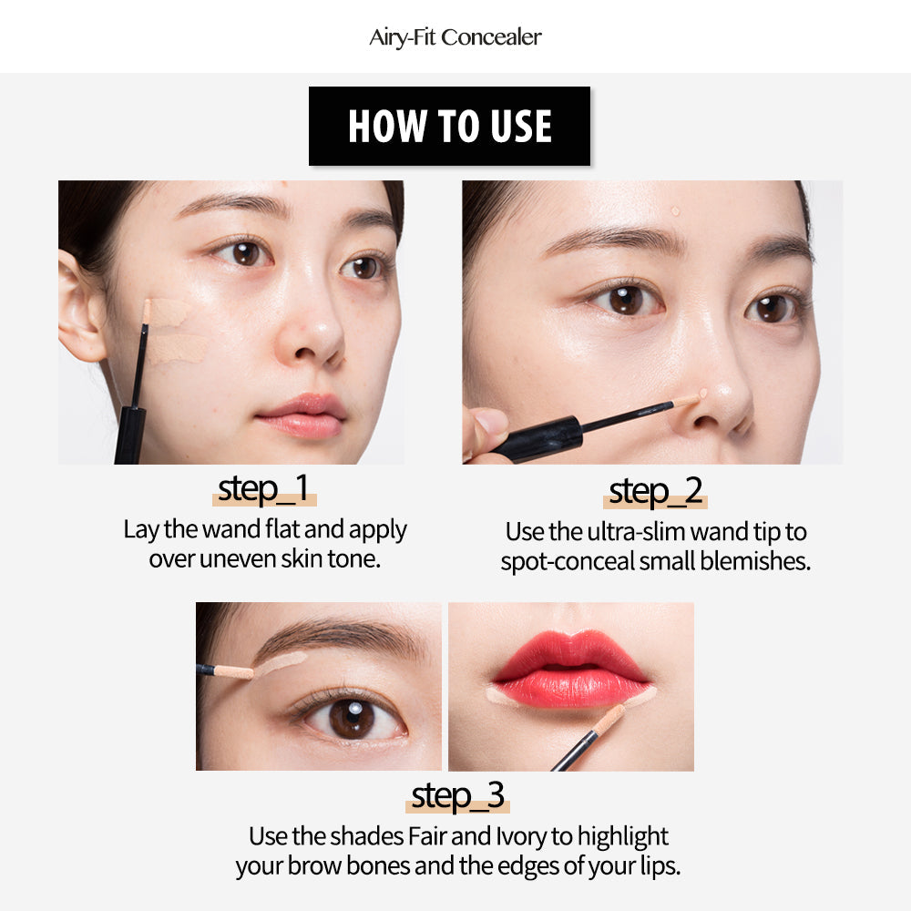 CLIO Kill Cover Airy-Fit Concealer, 3g (4 Shades) - Pupsik Singapore