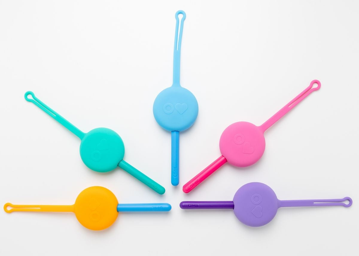 OmieBox OmiePod Utensil & Holder Set (5 Colours) - Pupsik Singapore