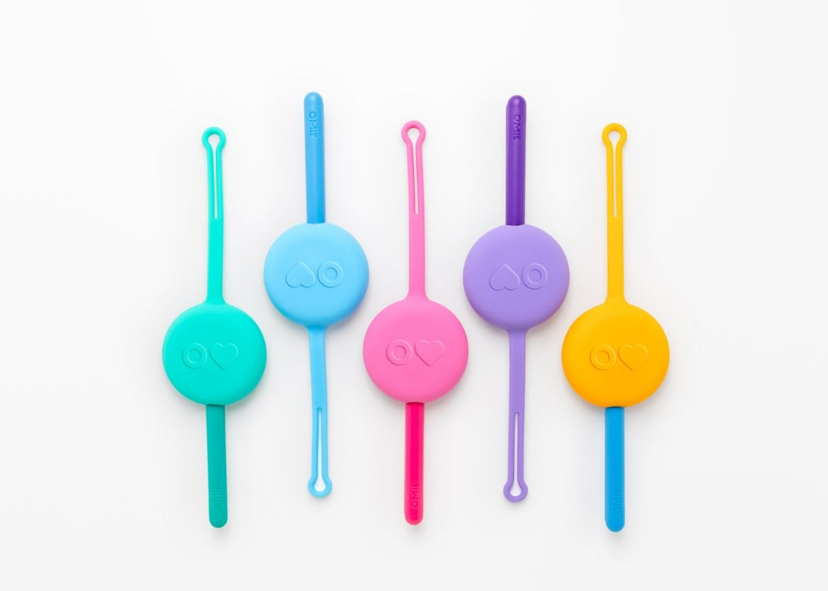 OmieBox OmiePod Utensil & Holder Set (5 Colours) - Pupsik Singapore