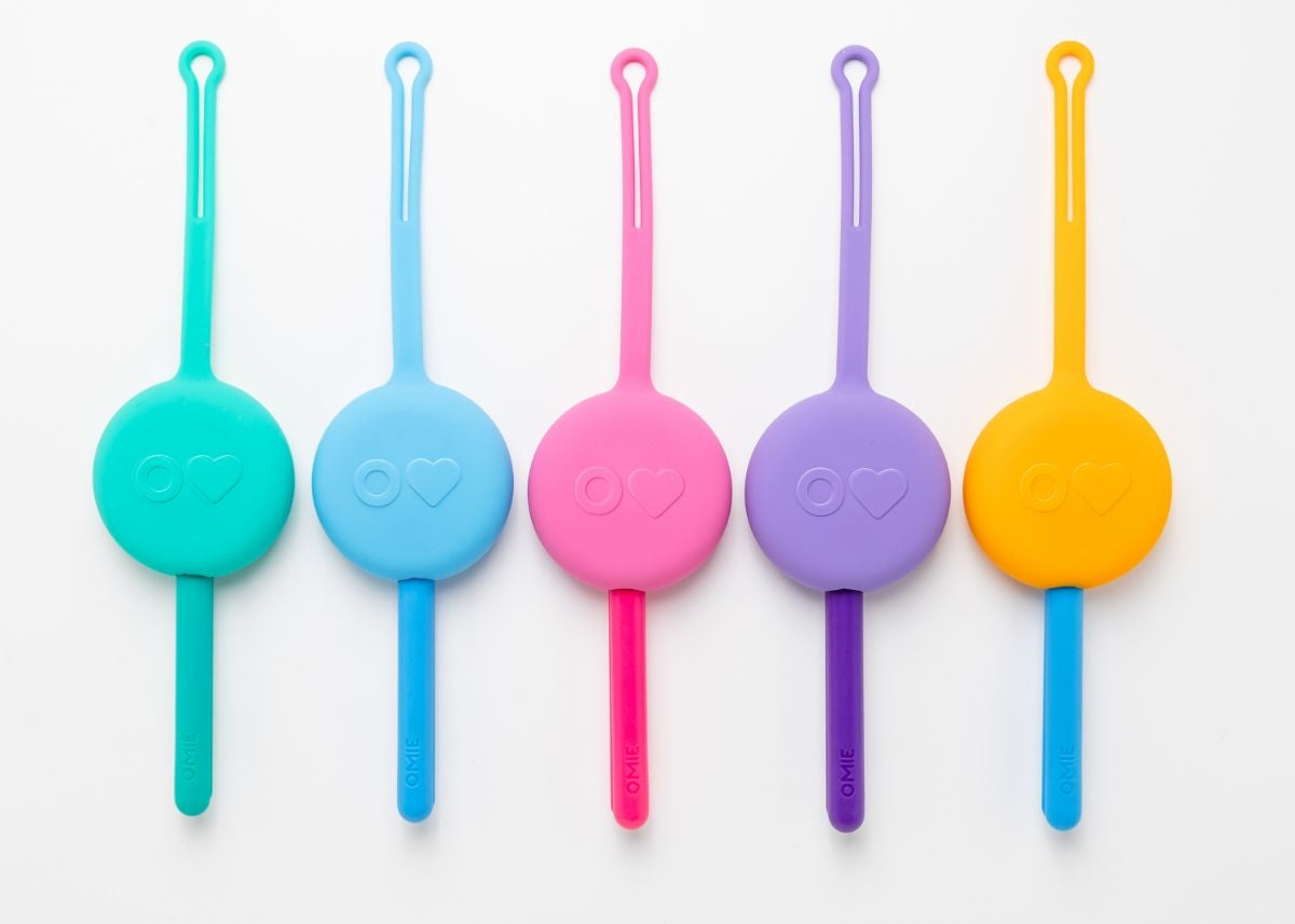 OmieBox OmiePod Utensil & Holder Set (5 Colours) - Pupsik Singapore