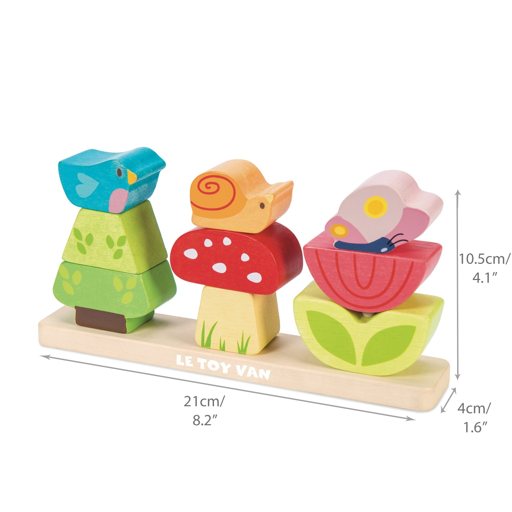 Le Toy Van Stacking Garden Wooden Stacking Toy