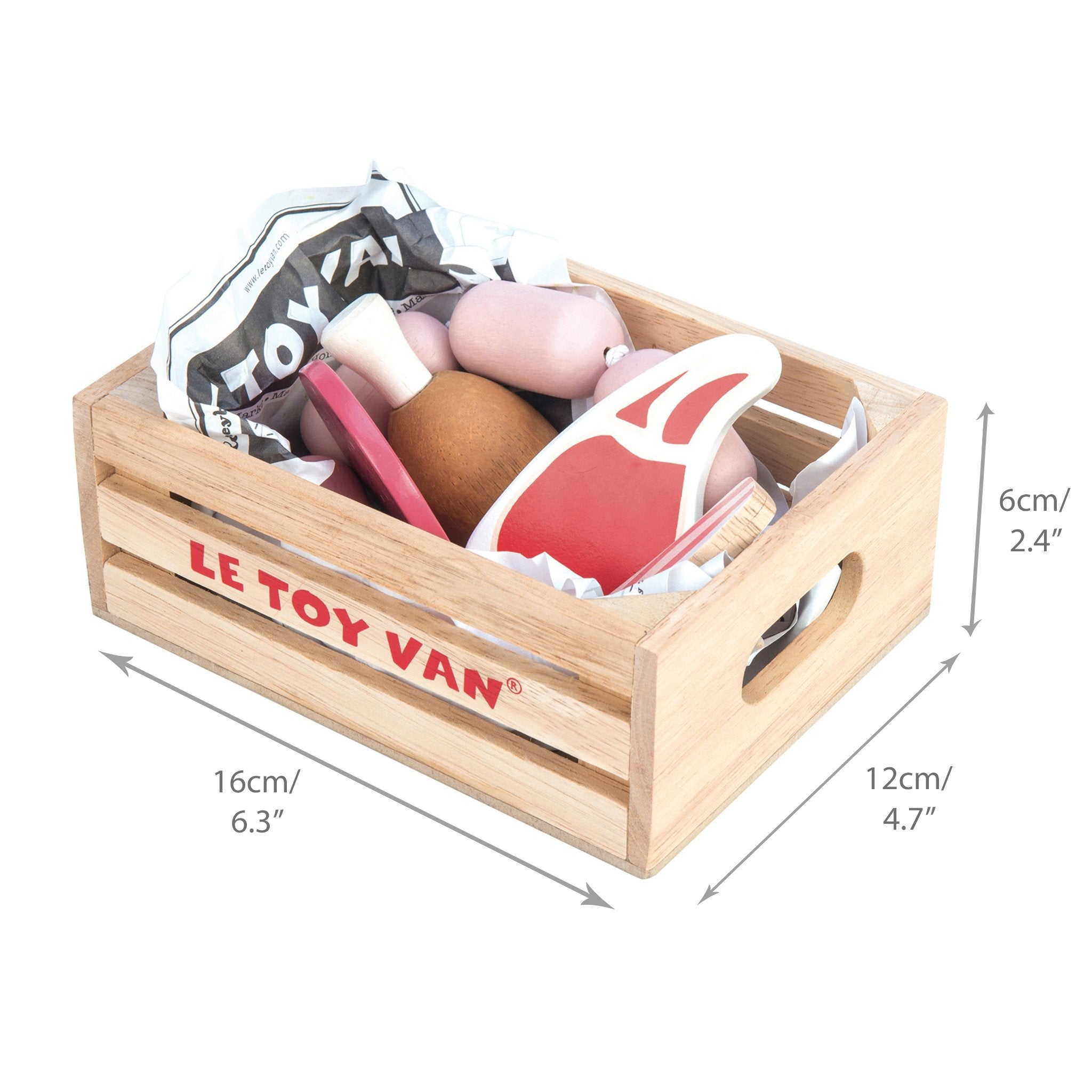 Le Toy Van Market Meat Crate Toy