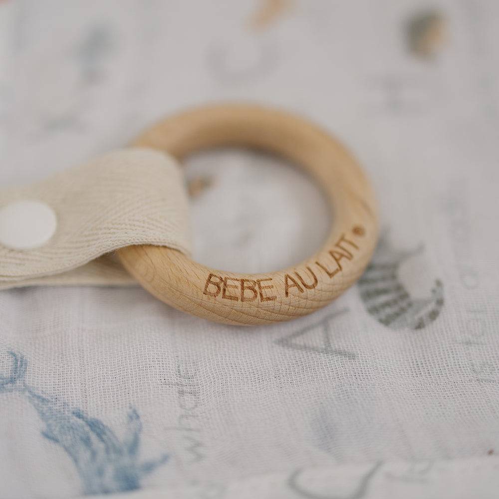 Bebe Au Lait Oh So Soft Muslin Teether Blanket (4 Designs)