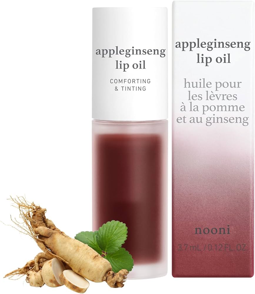 nooni Apple Lip Oil, 0.12 fl oz (10 Types) - Pupsik Singapore