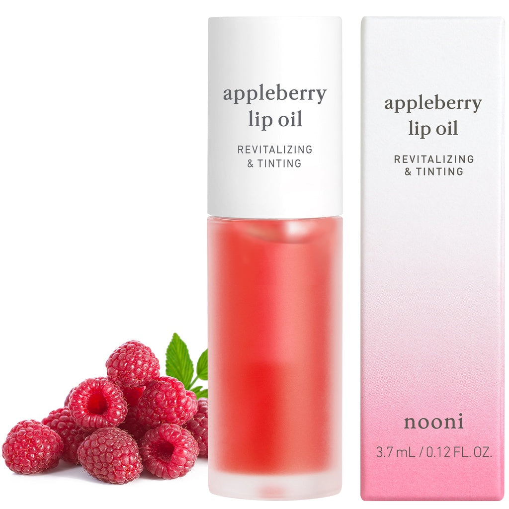 nooni Apple Lip Oil, 0.12 fl oz (10 Types) - Pupsik Singapore
