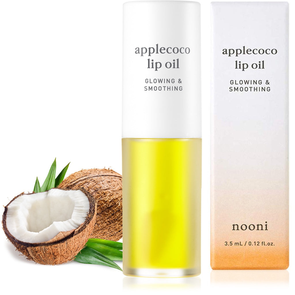 nooni Apple Lip Oil, 0.12 fl oz (10 Types) - Pupsik Singapore