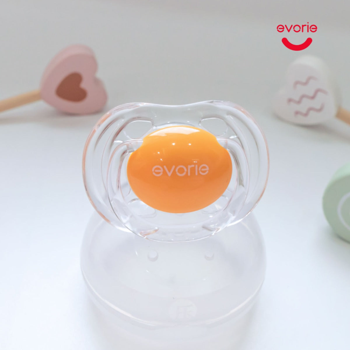 Evorie Tritan Pacifier, 6-18M (3 Colors) - Pupsik Singapore