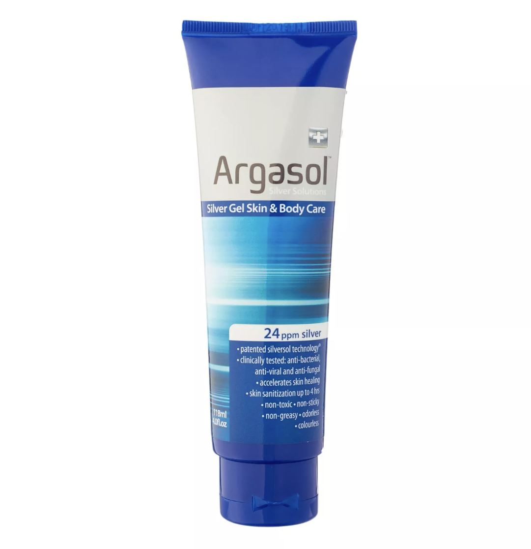Argasol 24ppm Silver Gel Skin & Body Care, 118ml (Exp 05/28)