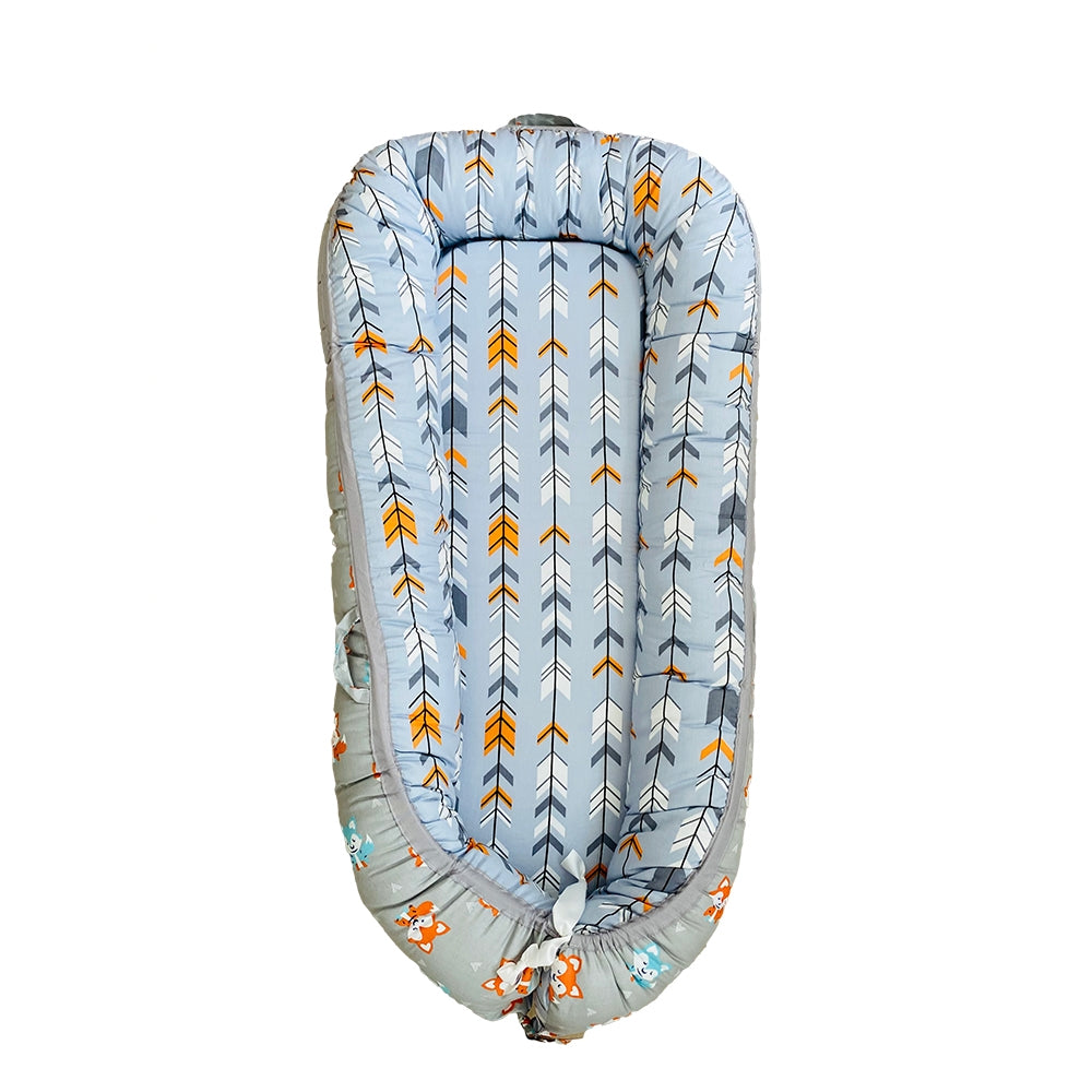MPJ Organic Cotton Baby Nest Lounger (removable cover) (3 Designs)