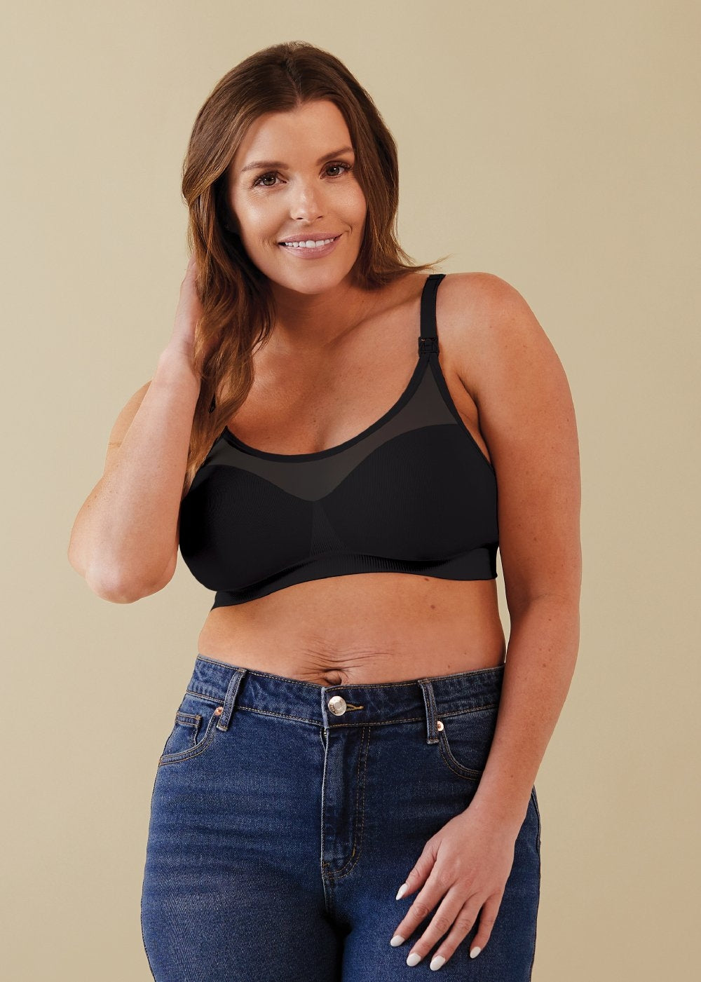 Bravado Body Silk Seamless Sheer Nursing Bra - Black