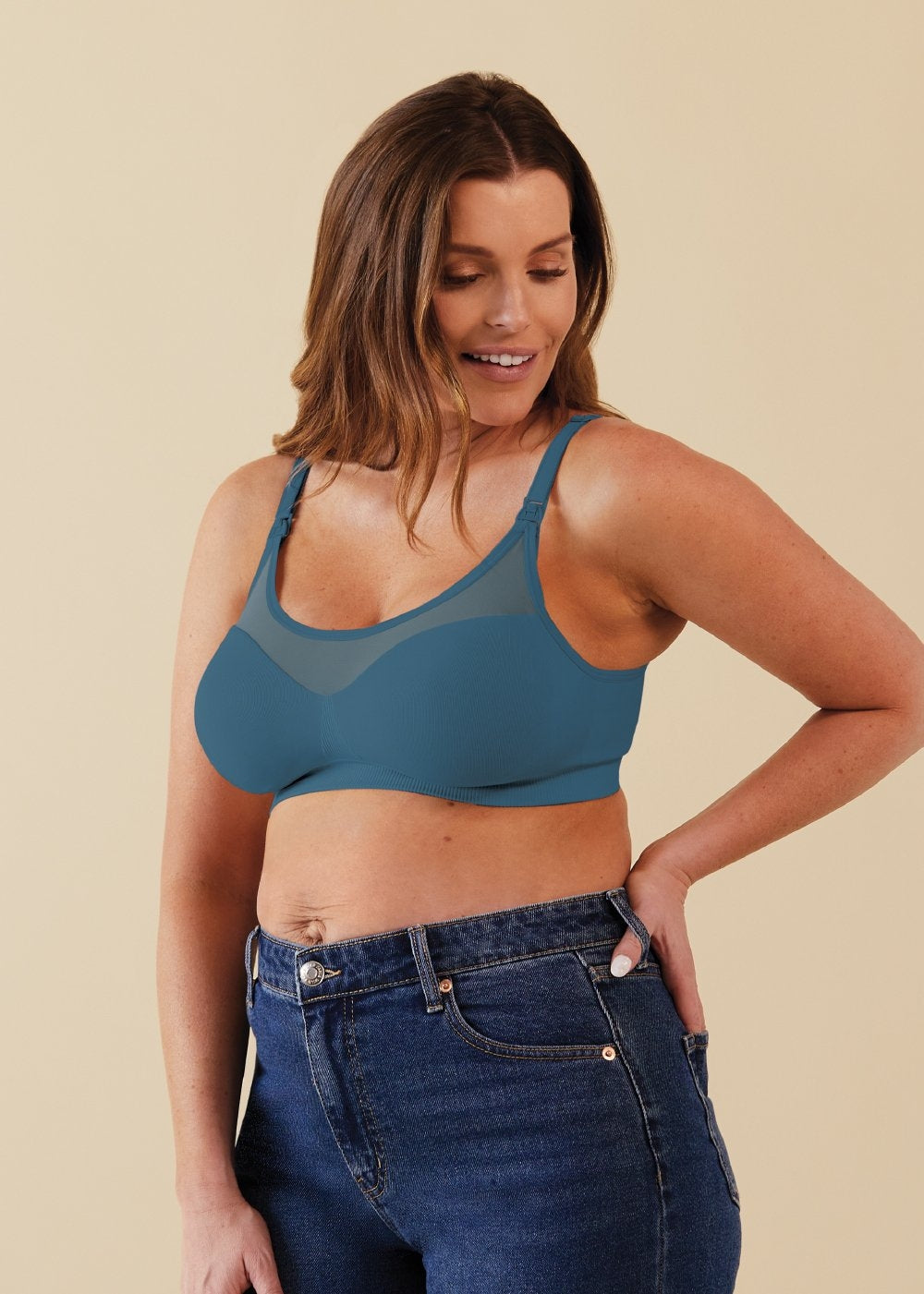 Bravado Body Silk Seamless Sheer Nursing Bra - Midnight Sky