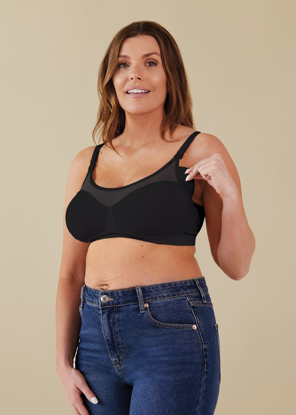 Bravado Body Silk Seamless Sheer Nursing Bra - Black