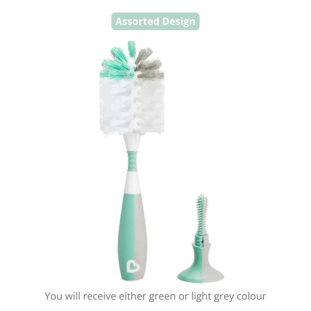 Munchkin 2-in-1 Bristle Bottle Brush, 1pk (2 Types)