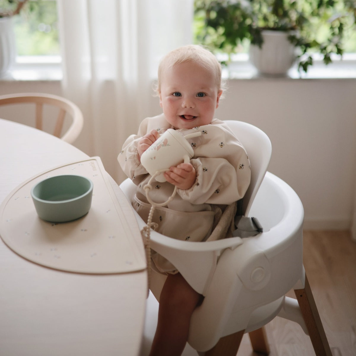 Mushie Long Sleeve Baby Bib (8 Designs)