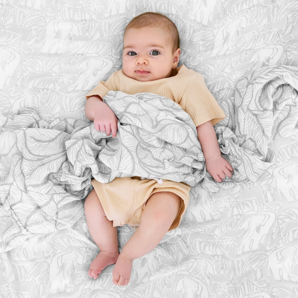 Aden Anais Silky Soft Bamboo Swaddle (47 x 47 in), 3pk (9 Designs) - Pupsik Singapore