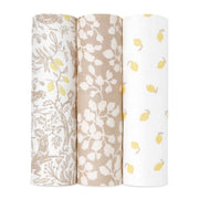 Aden Anais Silky Soft Bamboo Swaddle (47 x 47 in), 3pk (9 Designs)