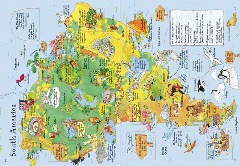 Usborne Lift-The-Flap Picture Atlas Book | Pupsik Singapore