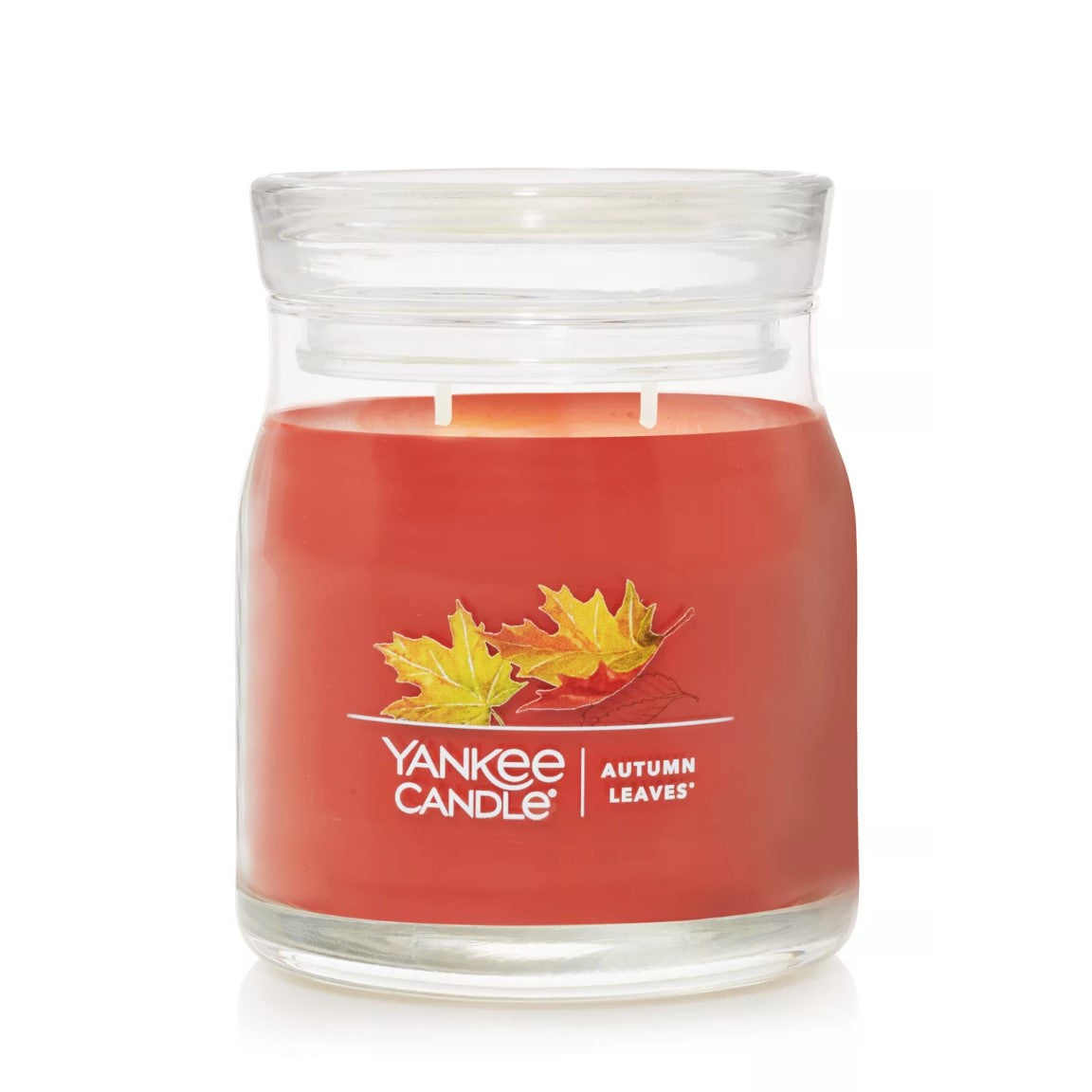 Yankee Candle Signature Medium Jar Candle, 2-wicks (13oz) - Autumn Leaves
