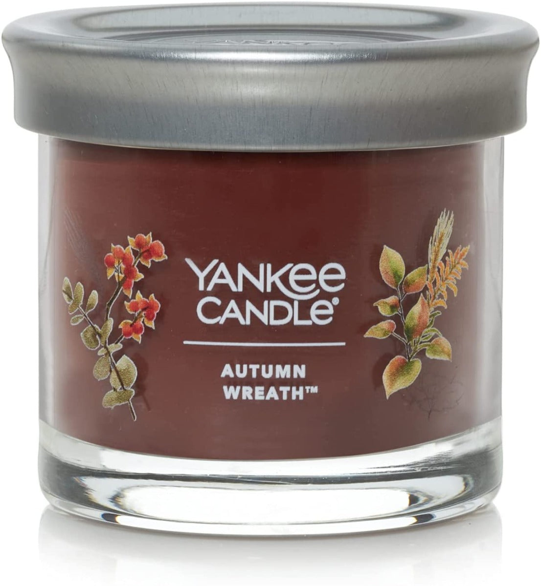 Yankee Candle Signature Small Tumbler Candle, 1- Wick (4.3oz) - Autumn Wreath