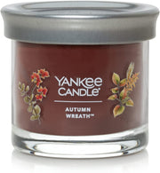 Yankee Candle Signature Small Tumbler Candle, 1- Wick (4.3oz) - Autumn Wreath