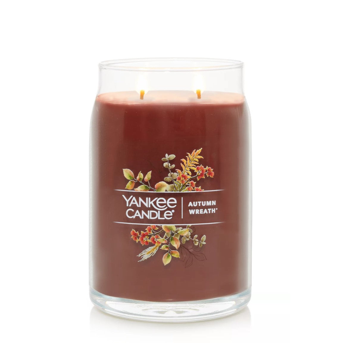 Yankee Candle Signature Large Jar Candle, 2-wicks (20oz) - Autumn Wreath