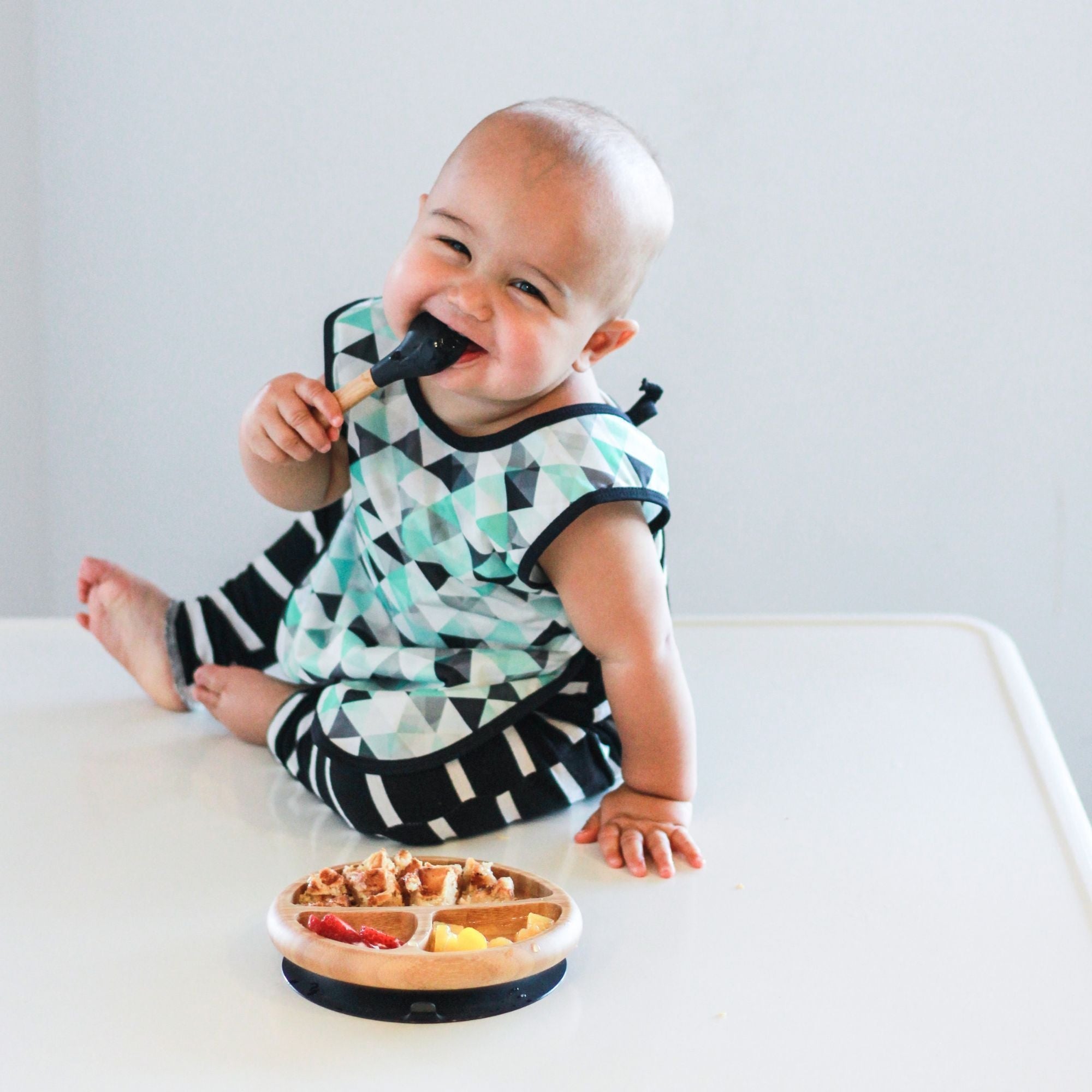 Avanchy Bamboo Baby Spoons (5pk) - Blue