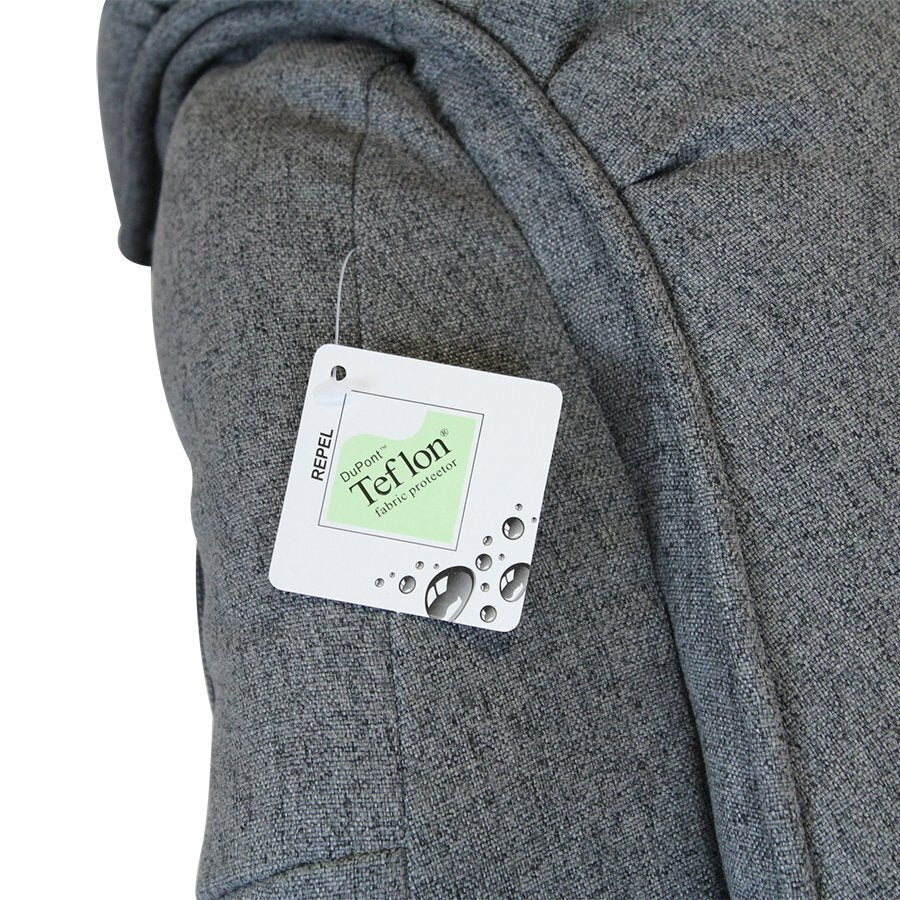 Babyhood Vogue Breastfeeding Glider Chair & Ottoman - Charcoal - Pupsik Singapore