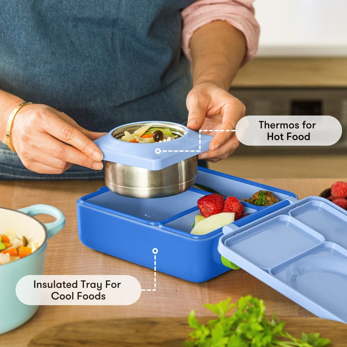 OmieBox Hot & Cold Insulated Bento Box (11 Colours)
