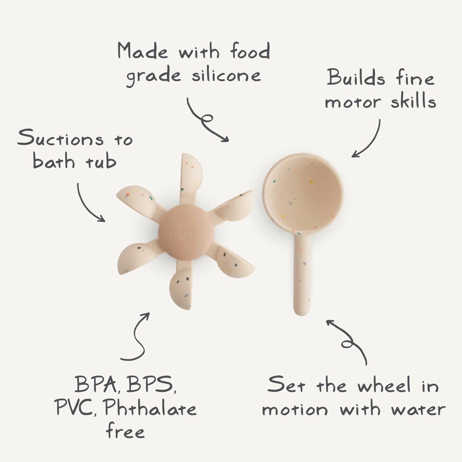 Mushie Water Wheel Bath Toy - Pupsik Singapore