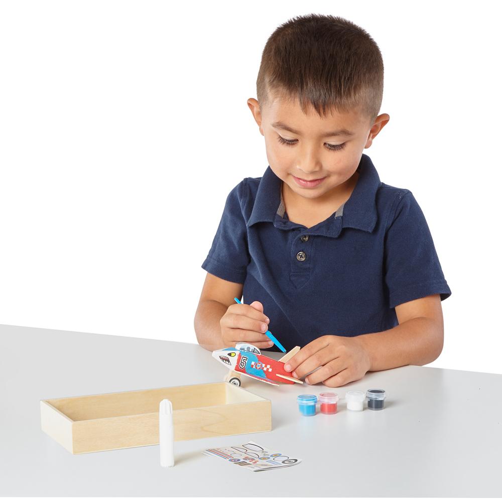 Melissa & Doug Decorate-Your-Own Wooden Plane