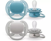 Philips Avent Ultra Soft Pacifiers, 2pk - 6-18M (2 Designs)