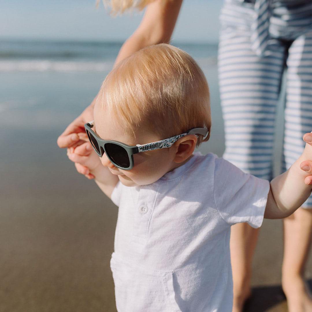 Babiators Sunglasses Silicone Strap, 0-5Y - Light Grey