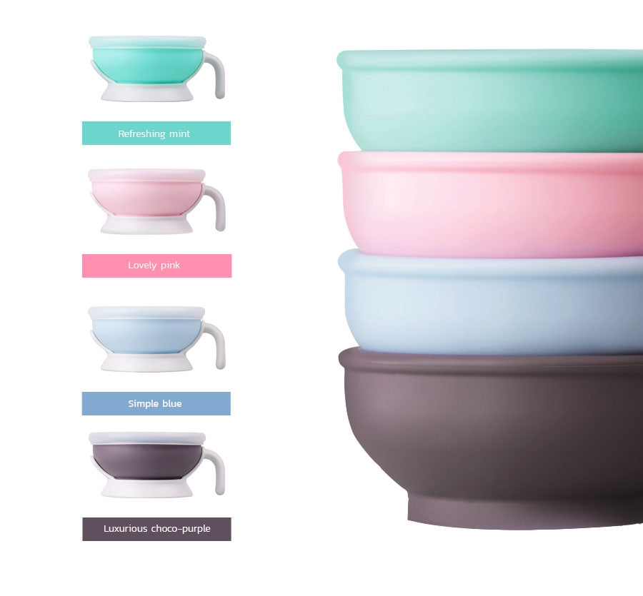 Monee Baby Silicone Bowl with Handle, 150ml - Mint