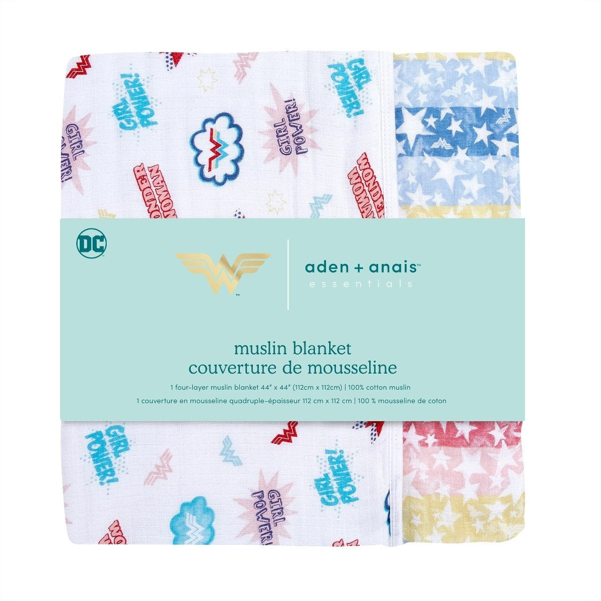 Aden Anais Essentials Muslin Iconic Blanket (44 x 44 in) (2 Designs) - Pupsik Singapore