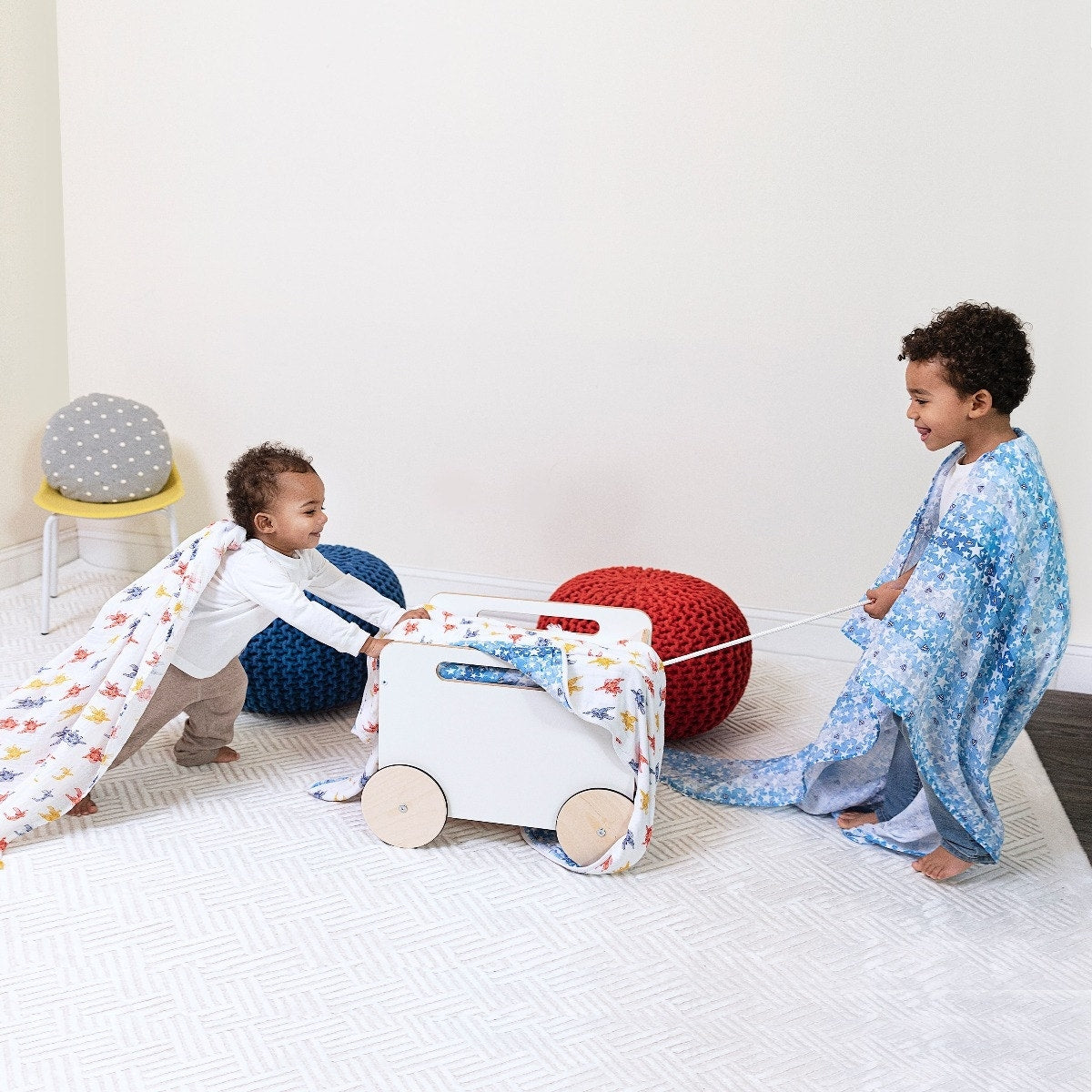 Aden Anais Essentials Muslin Cotton Swaddle (44 x 44 in), 2pk (2 Designs) - Pupsik Singapore