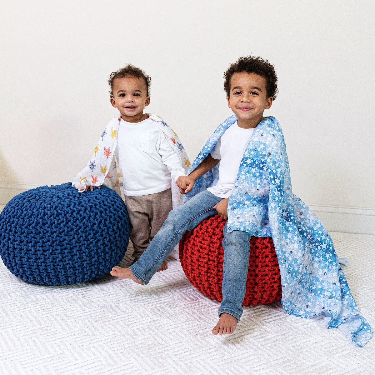 Aden Anais Essentials Muslin Cotton Swaddle (44 x 44 in), 2pk (2 Designs) - Pupsik Singapore